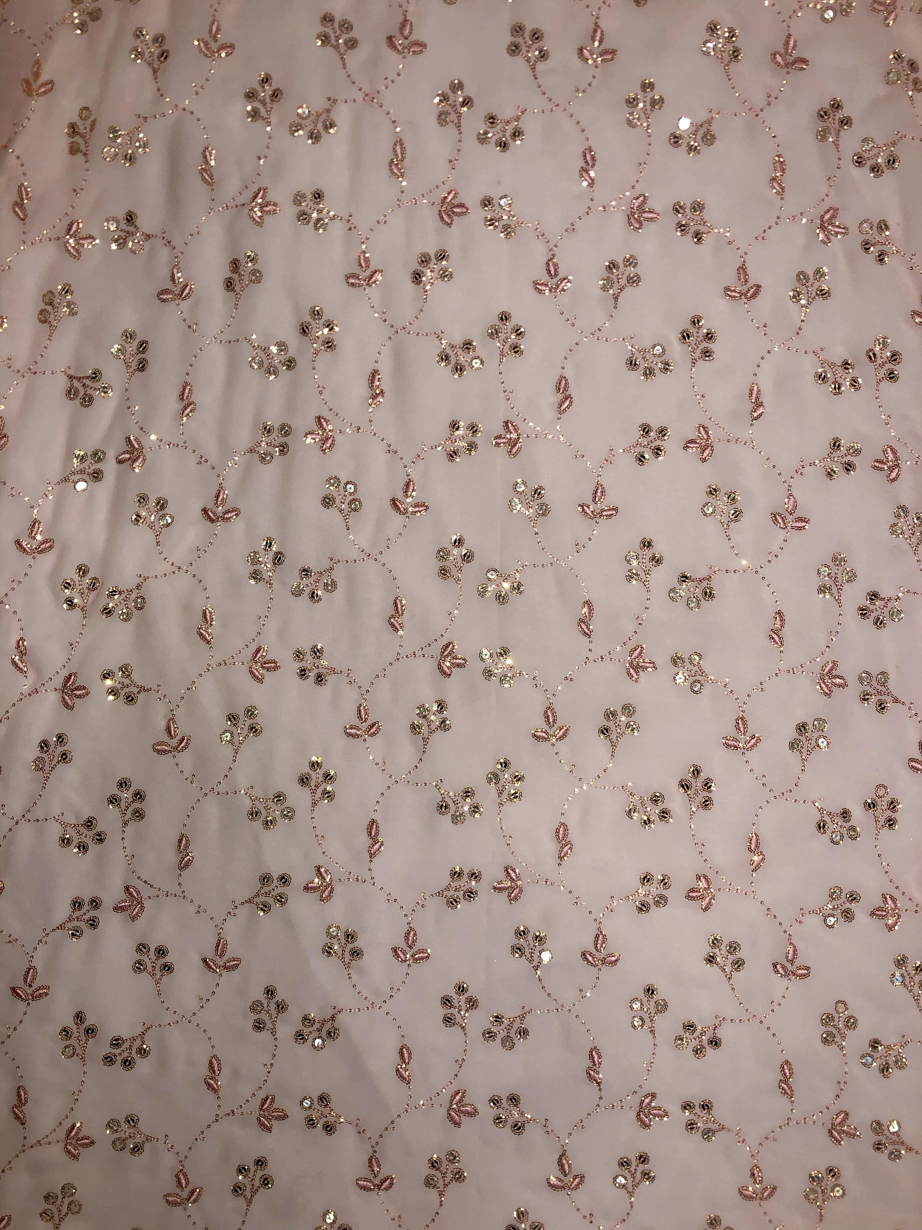 Embroidered Polyester Fabric - 14